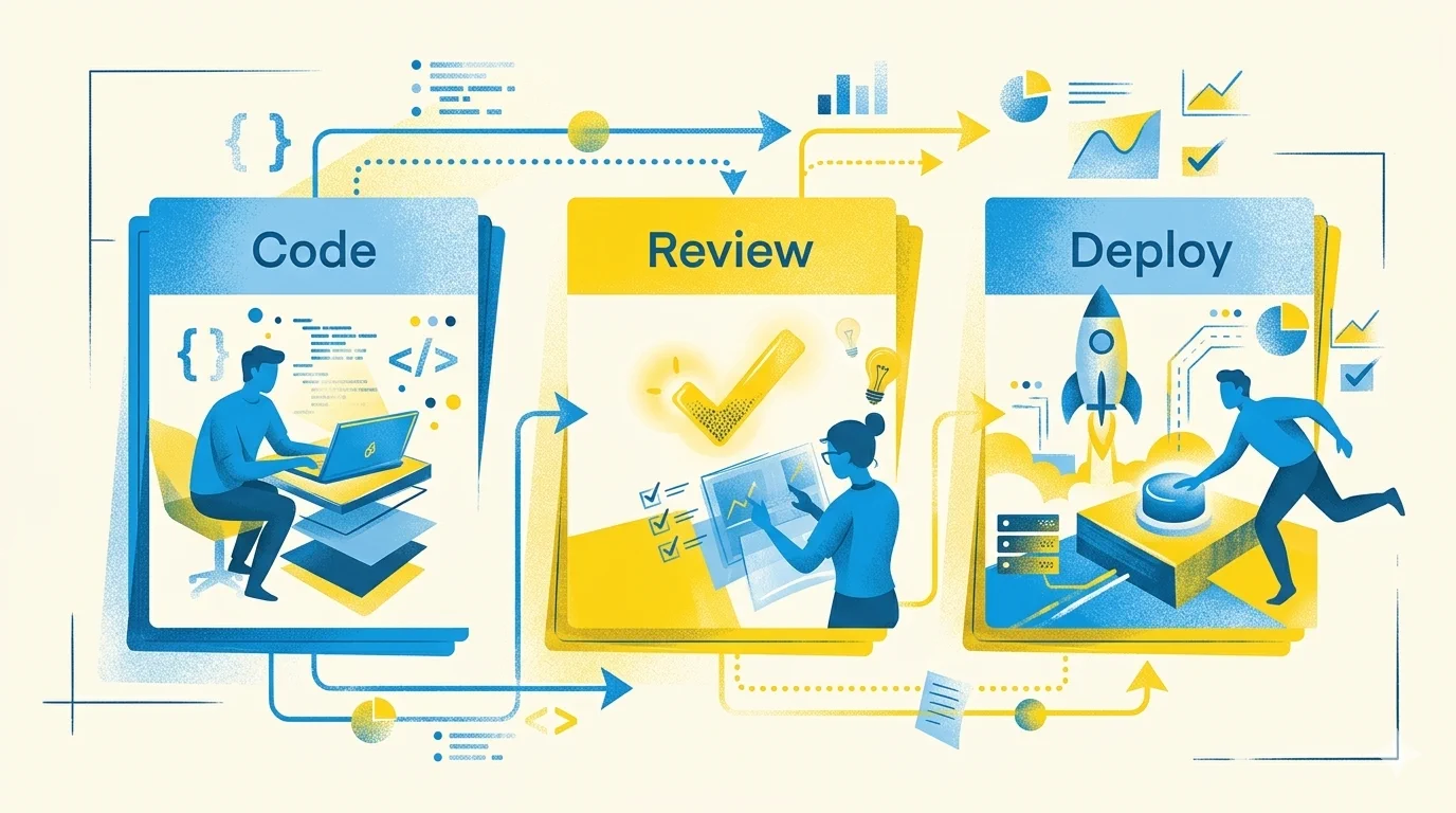 CI/CD Pipeline mit KI-gestütztem Code Review: Code, Review, Deploy