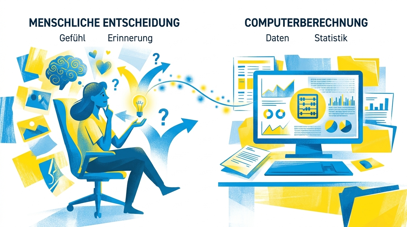 KI vs. Mensch: Wahrscheinlichkeits-Berechnung vs. persönliche Erfahrung