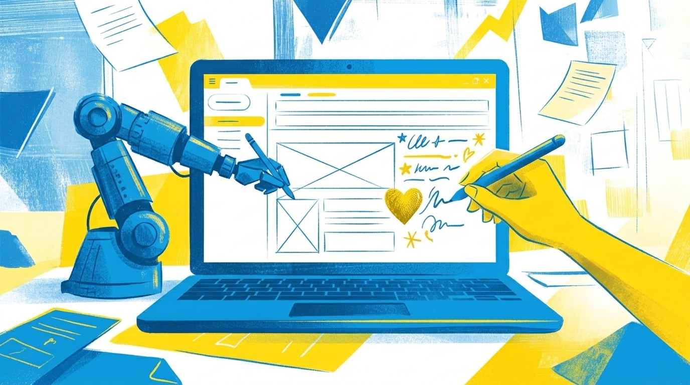 E-Mail-Entwurf mit KI und menschlicher Überarbeitung