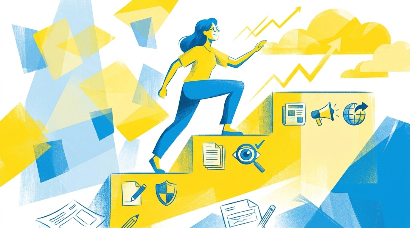 Stufenplan als Metapher für den Einstieg