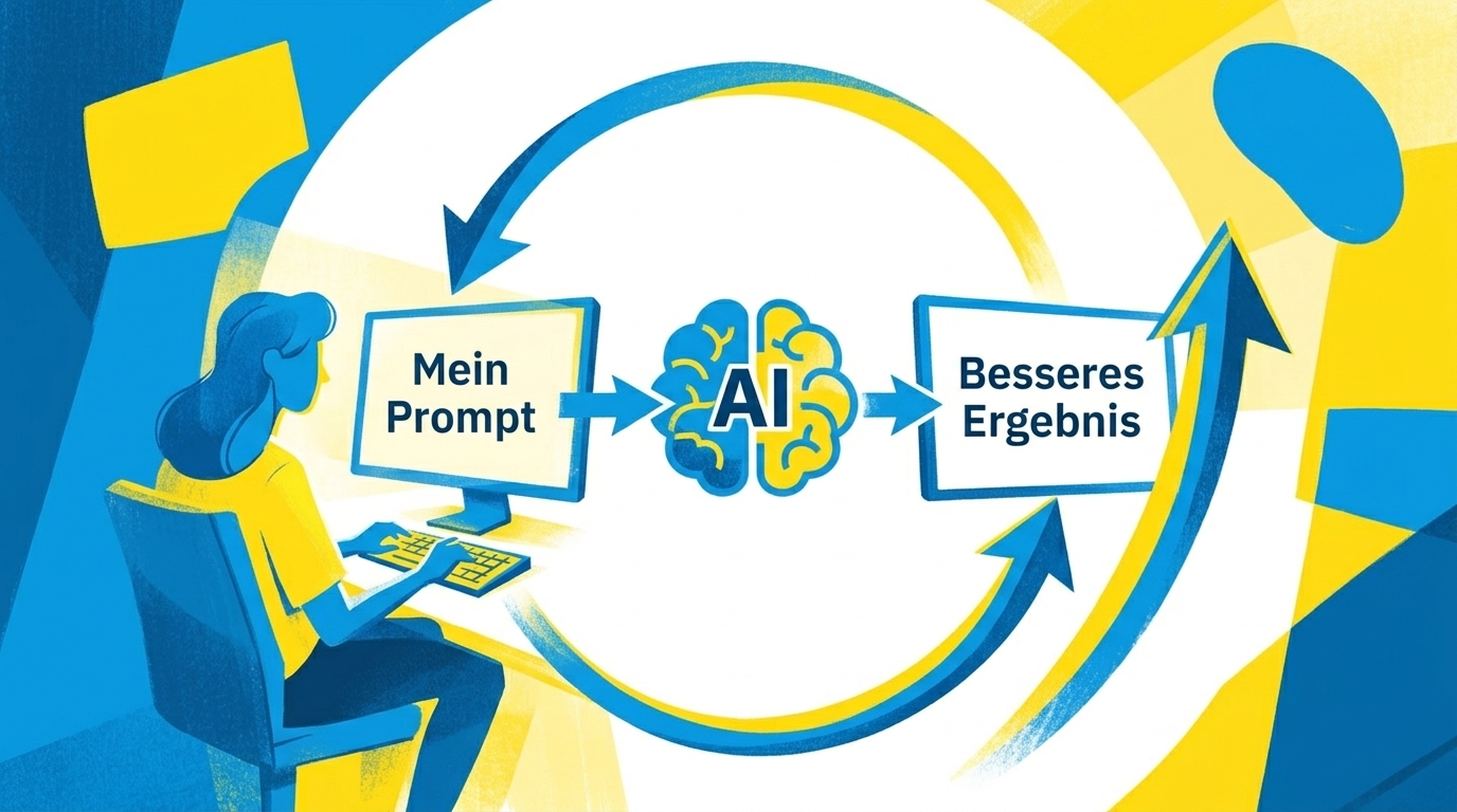 Rekursive Prompt-Verbesserung: Die KI analysiert und optimiert deinen Prompt in drei Schritten
