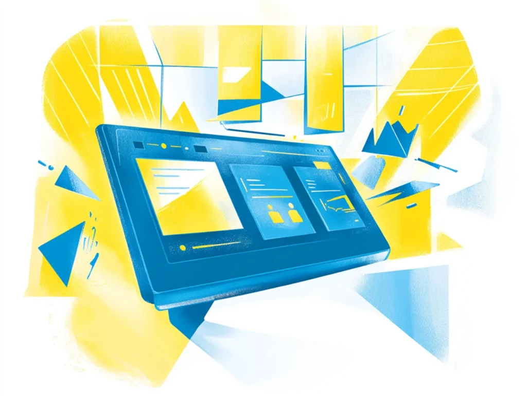 UX Elemente auf Screen