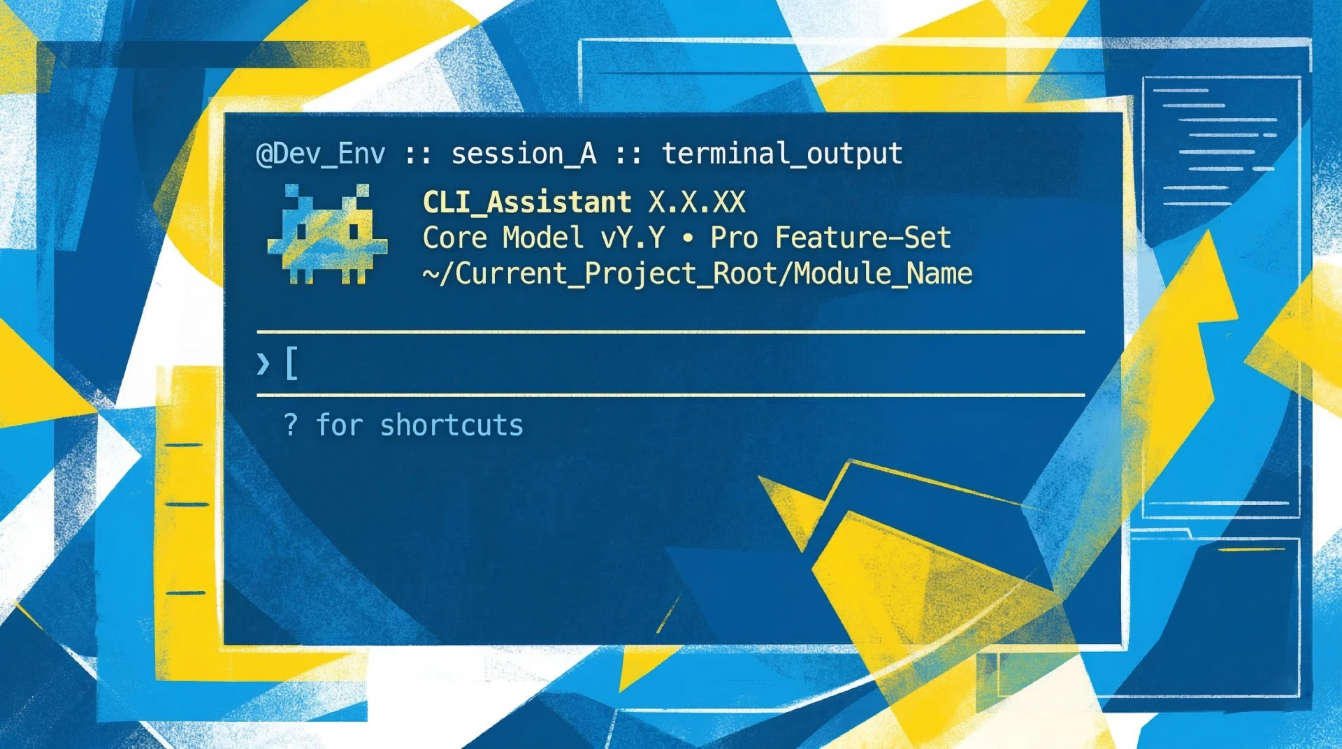 Ein Coding Terminal mit Claude Code aktiviert